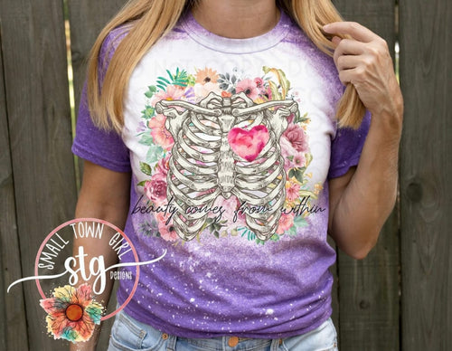 SmallTownGirlDesignsLLC Beauty Comes From Within Tee